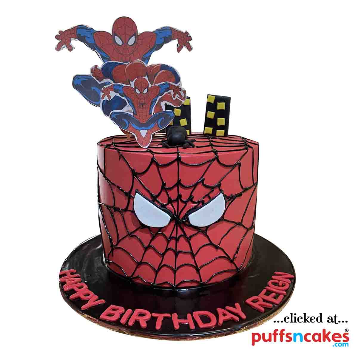 (1948) Spiderman Theme Cream Cake